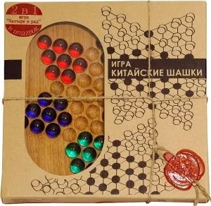 Настольная игра Белая Сова Китайские шашки фото