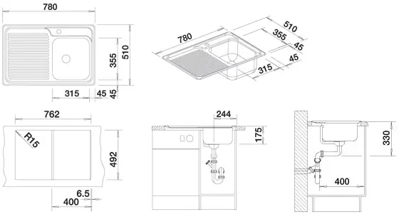 Кухонная мойка Blanco Classic 40S фото