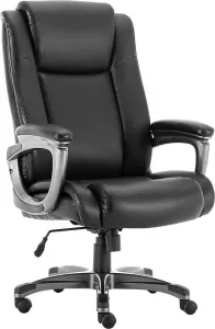Кресло Brabix Solid HD-005 (кожзам, черный) фото