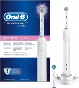 Электрическая зубная щетка Braun Oral-B Pro 800 Sensi UltraThin D16.524.3U фото