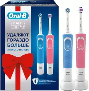 Электрическая зубнaя щеткa Braun Oral-B Vitality 190 Duo фото