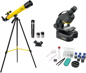 Набор Bresser National Geographic: телескоп 50/600 AZ и микроскоп 40-640x фото