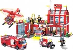 Конструктор Brick Fire Rescue 911 Пожарная часть и техника фото