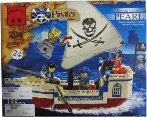 Конструктор Brick Pirates 304 Пиратский корабль icon