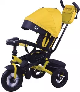 Детский велосипед Bubago Triton 2022 (Bluetooth, желтый) фото