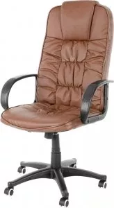 Кресло Calviano Eco Boss коричневое фото