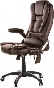 Кресло Calviano Manager (с массажем и подогревом) коричневое фото