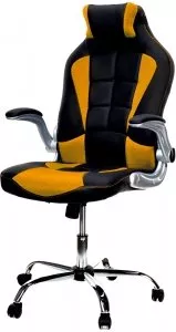 Кресло Calviano Sport чёрно-оранжевое фото