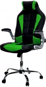 Кресло Calviano Sport чёрно-зелёное фото