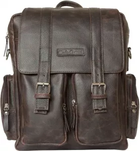 Городской рюкзак Carlo Gattini Fiorentino 3003-04 (темно-коричневый) фото
