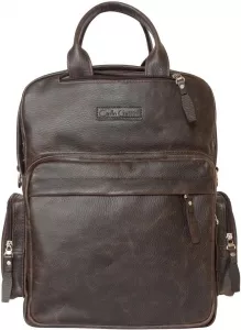 Кожаная сумка-рюкзак Carlo Gattini Reno 3001-04 (темно-коричневый) фото