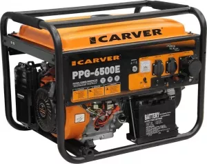 Бензиновый генератор Carver PPG-6500E фото
