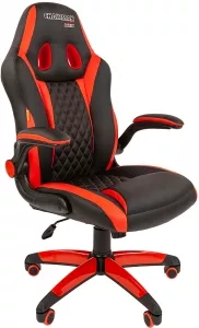 Кресло CHAIRMAN Game 15 (черный/красный) фото