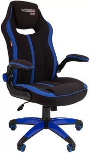 Кресло CHAIRMAN Game 19 (черный/синий) фото