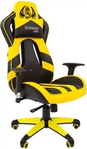 Кресло CHAIRMAN Game 25 (черный/желтый) фото