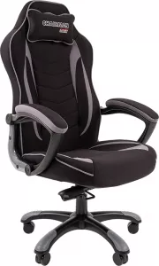 Кресло CHAIRMAN Game 28 (черный/серый) фото