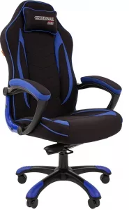 Кресло CHAIRMAN Game 28 (черный/синий) фото