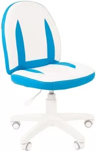 Кресло Chairman Kids 122 (белый/голубой) фото