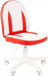 Кресло Chairman Kids 122 (белый/красный) фото