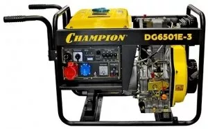 Дизельный генератор Champion DG6501E-3 фото
