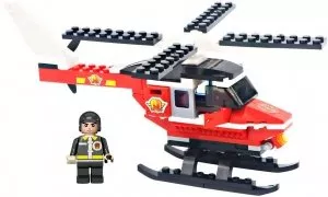 Конструктор CoGo Fire Fighter 3904 Пожарный вертолет фото