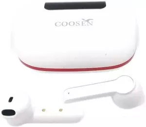 Наушники Coosen K1 Pro (белый/красный) фото