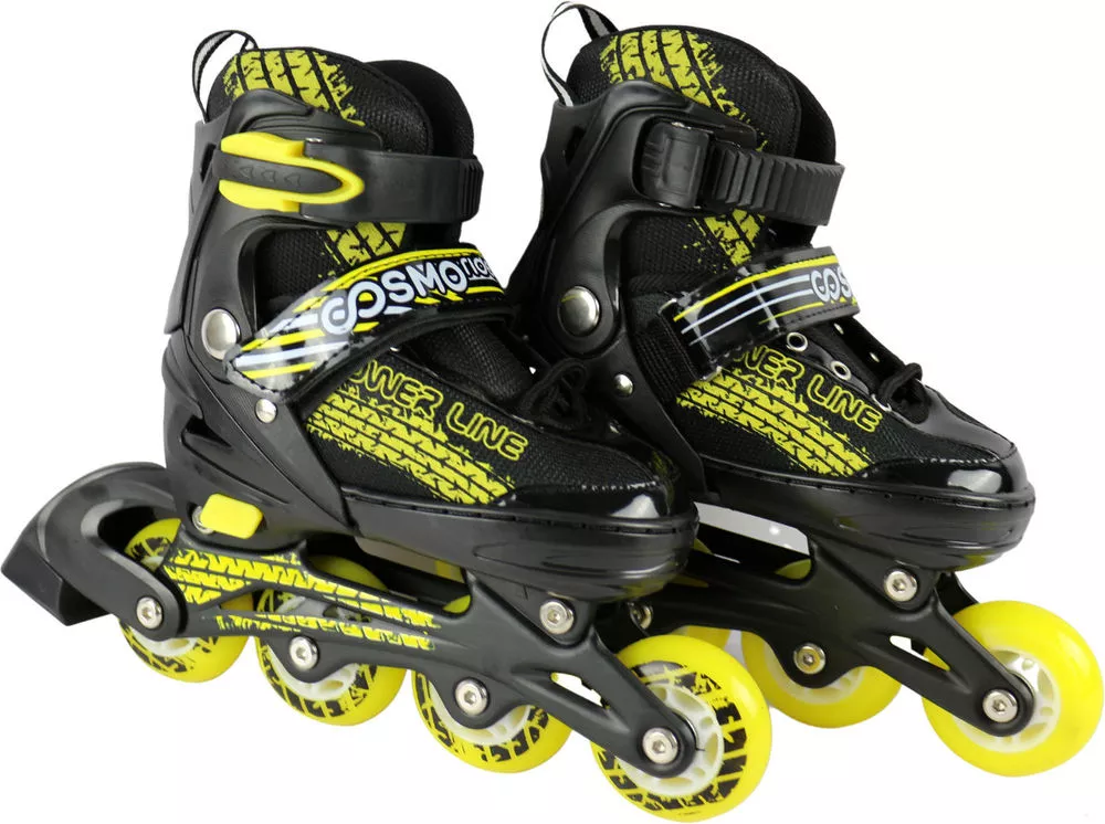 Роликовые коньки Cosmoride Skater (черный/желтый) фото