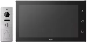 Комплект видеодомофона CTV DP4106AHD (черный) фото