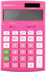 Бухгалтерский калькулятор Darvish DV-2666T-12PK (розовый) фото