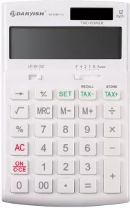 Бухгалтерский калькулятор Darvish DV-2666T-12W (белый) фото