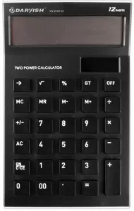 Бухгалтерский калькулятор Darvish DV-2725-12K (черный) фото