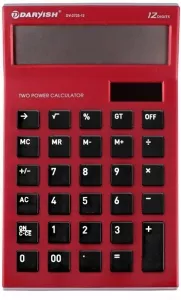 Бухгалтерский калькулятор Darvish DV-2725-12R (красный) фото
