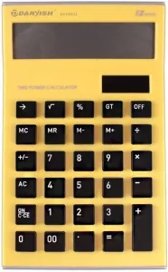 Бухгалтерский калькулятор Darvish DV-2725-12Y (желтый) фото