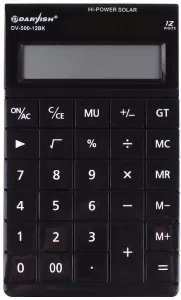 Калькулятор Darvish DV-500-12BK фото