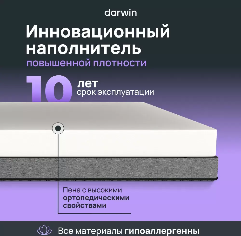Матрас Darwin Base 90x200 фото