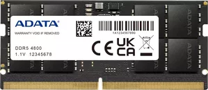 Оперативная память A-Data 32ГБ DDR5 SODIMM 4800 МГц AD5S480032G-S фото