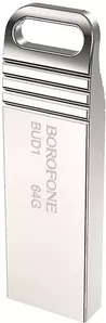 USB Flash Borofone BUD1 64GB (серебристый) фото