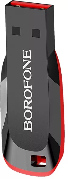 Borofone BUD2 32GB (черный/красный)