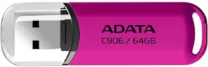 USB Flash A-Data C906 64GB (розовый) фото