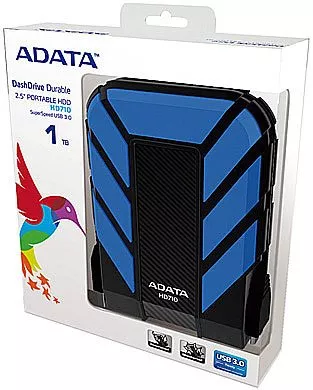 Внешний жесткий диск A-Data DashDrive Durable HD710 2TB Blue (AHD710-2TU3-CBL) фото 4