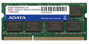 Модуль памяти A-Data Premier AD3S1600W8G11-B DDR3 PC3-12800 8GB  фото