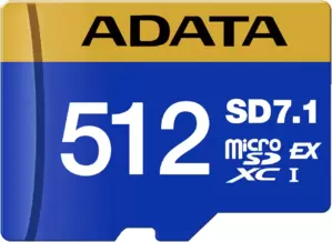Карта памяти A-Data Premier Extreme microSDXC SD7.1 512GB UD512GEX3L1-C