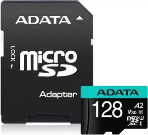 Карта памяти A-Data Premier Pro microSDXC 128GB (AUSDX128GUI3V30SA2-RA1) фото