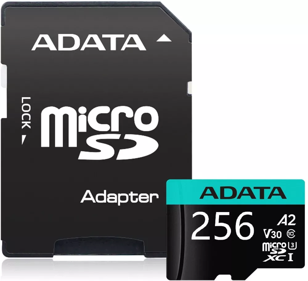 Карта памяти A-Data Premier Pro microSDXC 256GB (AUSDX256GUI3V30SA2-RA1) фото