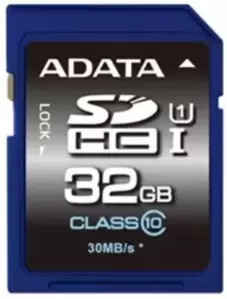 Карта памяти A-Data Premier SDHC UHS-I U1 (Class 10) 32 GB ASDH32GUICL10-R