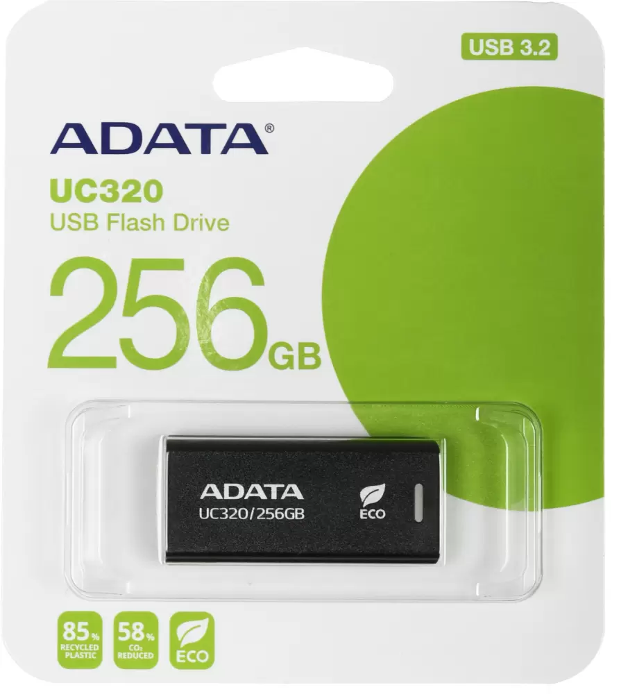 USB Flash A-Data UC320 256GB (UC320-256G-RBK/BK) фото