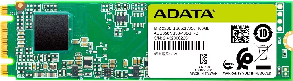 Жесткий диск SSD A-Data Ultimate SU650 (ASU650NS38-480GT-C) 480Gb фото