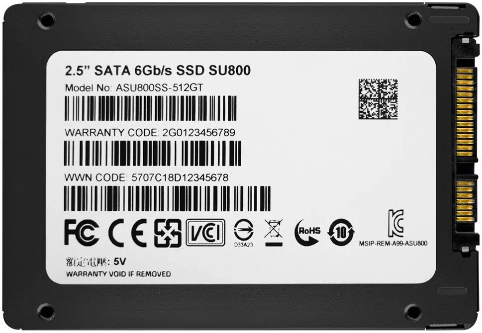 Жесткий диск SSD A-Data Ultimate SU800 (ASU800SS-512GT-C) 512GB фото 5