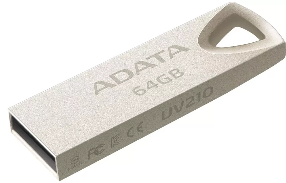 USB-флэш накопитель A-Data UV210 64GB (AUV210-64G-RGD) фото 2