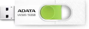 USB Flash A-Data UV320 512GB (белый/зеленый) фото